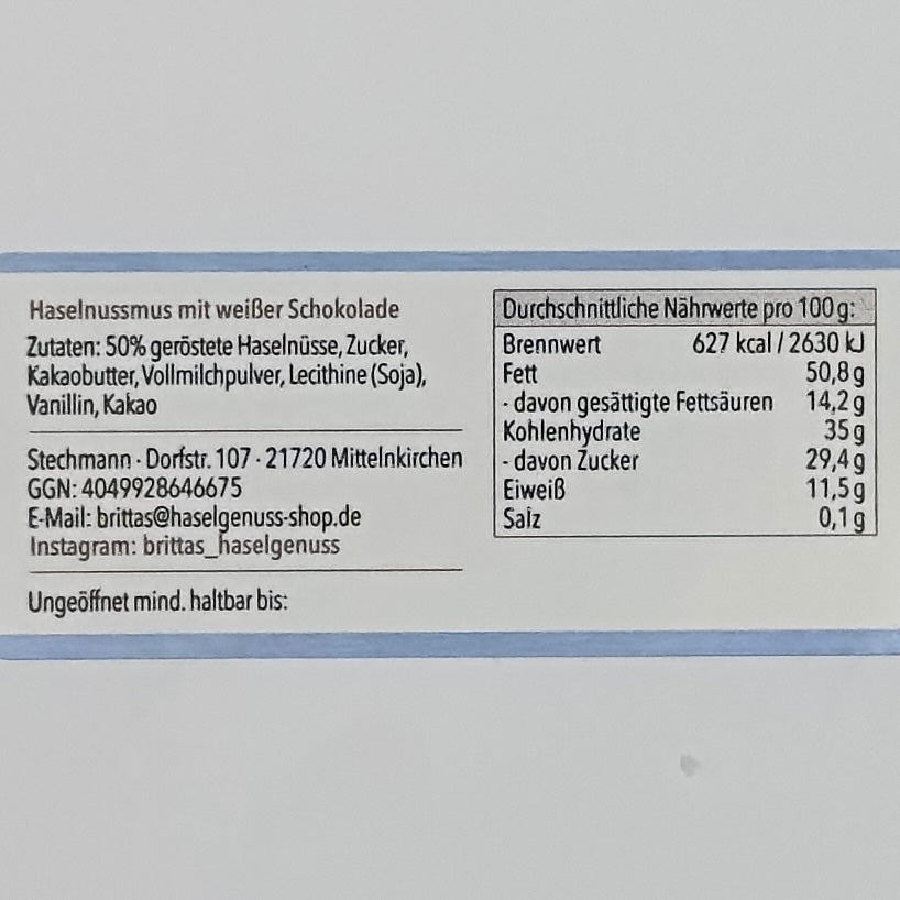 Nussmus "Süßer Genuss"